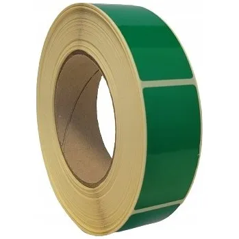 Speciální papír Samolepicí štítky zelené 32x63mm 1000ks