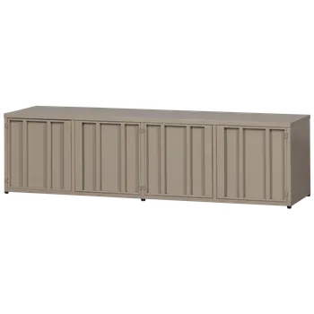 Televizní stolek WOOOD TV stolek LEVEL pískový