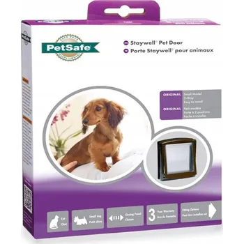 Dvířka pro psa Dvířka pro zvířata PetSafe 15,8 x 18,5 cm hnědá