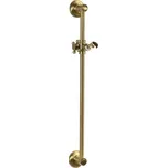 Sapho ANTEA sprchová tyč, posuvný držák, kulatá, 670mm, bronz