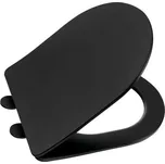 Sapho PACO WC sedátko, SLIM, Soft Close, Easy Take, černá mat