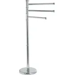 Aqualine SAMBA stojan na ručníky s podstavcem, nerez lesk