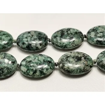 Náhrdelník Korále jaspis, broušené oválky