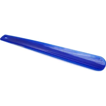 Pomůcka pro obuv a oblečení VTR Rožnov Lžíce na boty plastová 30 cm Barva: tm. modrá