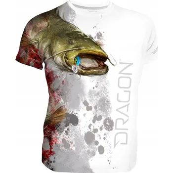 Rybářské oblečení DRAGON Tričko TD CoolMax Sumec Velikost: XXL Získejte slevu -5% za registraci v e-shopu