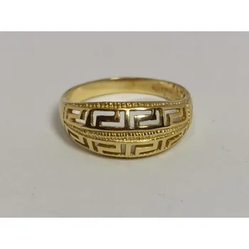 Prsten Zlatý prsten s řeckým vzorem
