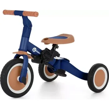 Dětská tříkolka Petite&amp;Mars Turbo Multifunkční tříkolka 5v1 Enigmatic Blue