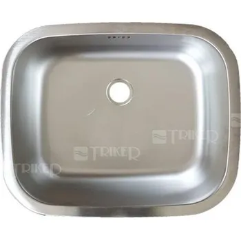 Kuchyňský dřez Dřez EP nerezový oválný 37,5 x 46,8 mm, vhodný jako záměna typ 510 NORMA