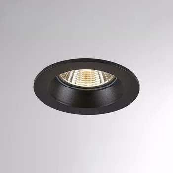 Molto Luce Kruhové vestavné svítidlo Chicco Round Barva: Černá, Stmívání: Nestmívatelné, Teplota chromatičnosti: 3000 Kelvinů 308-0010790303006 / 30-880006