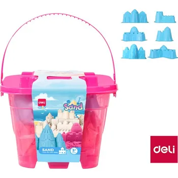 kinetický písek Písek kinetický DELI 500 g - růžová