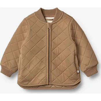 Kojenecká bunda Termo bunda pro děti hnědá Hazel Loui Wheat Velikost: 86