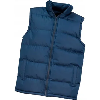 Moto bunda SÁLNĚ ZATEPLĚNÁ BUNDA BEZ RUKÁVŮ URGENT M-2028, bez rukávů, tmavě modrá vel. 3XL