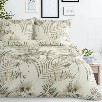 Povlečení RENFORCÉ POVLEČENÍ NINA 160X200 CM, 2 KS 70X80 CM LISTY