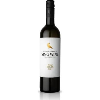 Víno Vinařství Sing wine Irsai Oliver 2024 polosuché 0,75 l