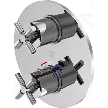 Vodovodní baterie Steinberg 250 Termostatická baterie pod omítku pro 3 spotřebiče, chrom, 250 4123 3