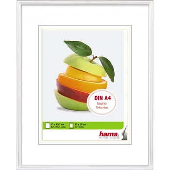Rám na obraz Hama rámeček plastový SEVILLA, bílá, 21x29,7 cm