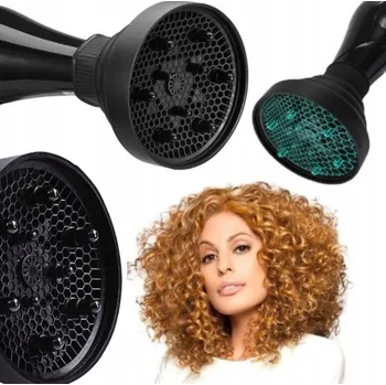 DIFUZÉR K FÉNU ČERNÝ KOMPAKTNÍ SILIKONOVÝ UNIVERZÁLNÍ ČERNÝ