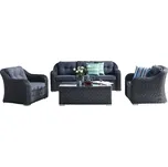 DEOKORK Ratanová sestava CORDOBA (antracit)