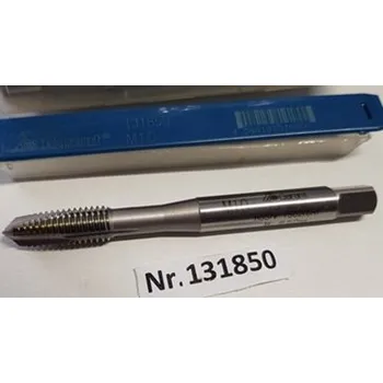 Závitořezný nástroj Strojní závitník s lamačem - M8 - ISO2, 6H, HSS/V. Garant - 131850, náběh B (Garant - 131850, ISO 2, 6H, DIN 371HSS/V. Náběh B- střední. Silný utvařeč třísky. Vodicí část s mazacími drážkami, avšak bez třískových drážek.Zvláště stabilní, optimální naváděn