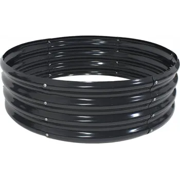 Vyvýšený záhon Vyvýšený záhon kruh 90x90x30cm, antracit