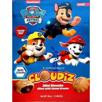 Mini sušenky s kakaovým krémem 30g PAW PATROL