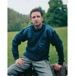 Svetr BW ACRYL s kapsou MODRÝ 54 - Skladem