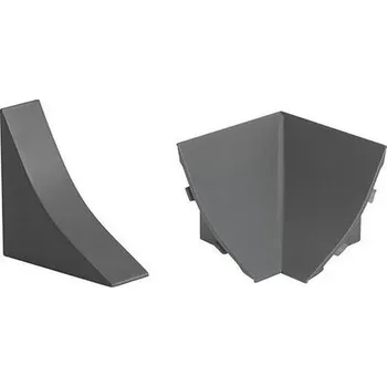 Koupelnový nábytek Aqualine TERNO sada zakončení k těsnící liště, břidlice