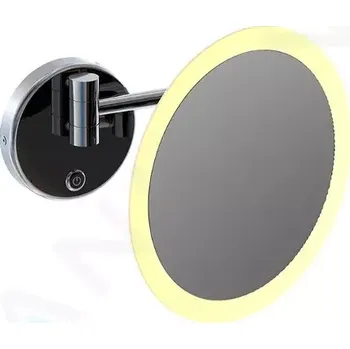 Steinberg 650 Kosmetické nástěnné zrcátko s LED osvětlením, chrom, 650 9030
