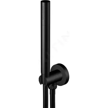 Sprchový set Steinberg 100 Set sprchové hlavice, držáku a hadice, matná černá, 100 1670 S