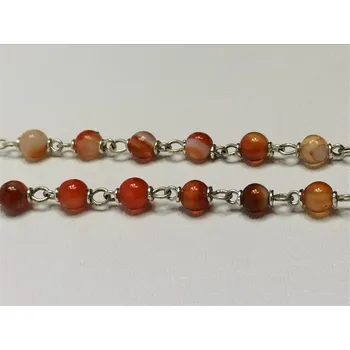 Růženec Růženec z přírodního kamene, karneolu