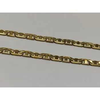 Řetízek Zlatý řetízek "háčka" plochý