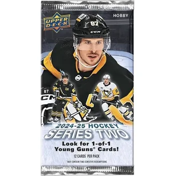 Karetní hra 2024-2025 NHL Upper Deck Series Two Hobby Balíček - hokejové karty