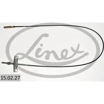 Lanko parkovací brzdy Tažné lanko, parkovací brzda LINEX 15.02.27