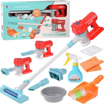 Dětská kuchyňka Tyčový vysavač Vacuum s násadama a příslušenstvím