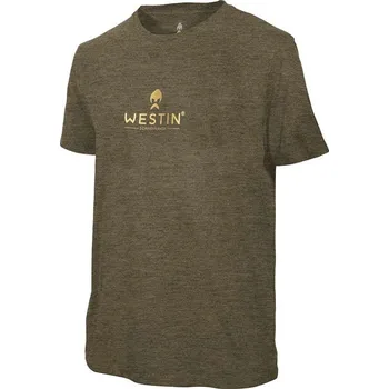 Rybářské oblečení Tričko Westin Style T-Shirt Moss Melange L