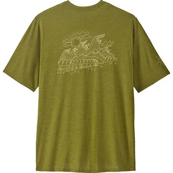 Triko PATAGONIA M CAP COOL DAILY GRAPHIC SHIRT-LANDS Man velikost XXL