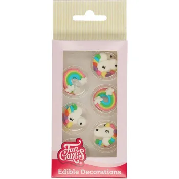 Přisada na vaření a pečení FunCakes, Nizozemsko Cukrové zdobení 12ks Unicorn - FunCakes /O--