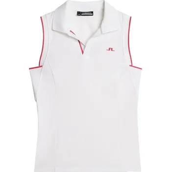 Pánské tričko J.Lindeberg Viola Sleeveless White XL Polo košile