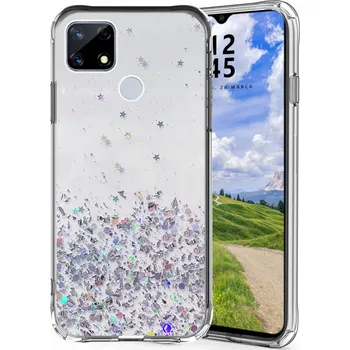 Pouzdro na mobilní telefon Zadní Kryt Radian pro Realme 7I / Narzo 30A bezbarvý