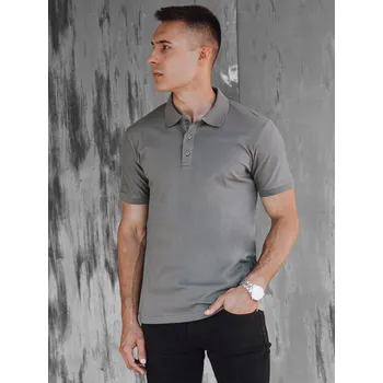 Pánská košile Tmavě šedé pánské polotričko PX0599 Velikost: 2XL