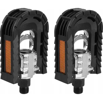 Pedál na kolo Platformové pedály T50 černé