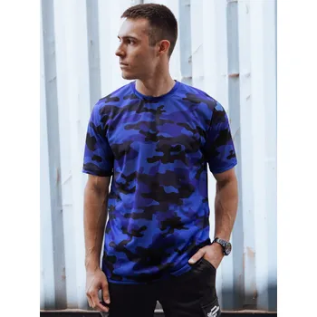 Pánské tričko Modré maskáčové pánské tričko RX5595 Velikost: XL