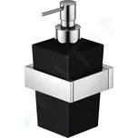 Steinberg 460 Dávkovač mýdla s držákem, černé sklo/chrom, 460 8002