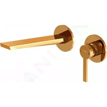 Vodovodní baterie Steinberg 260 Umyvadlová baterie pod omítku, 2-otvorová instalace, růžové zlato, 260 1814 3 RG