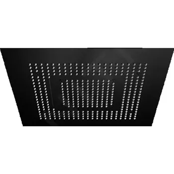 Sprchová hlavice Steinberg 390 Hlavová sprcha, 60x60 cm, 3 proudy, matná černá, 390 6610 S