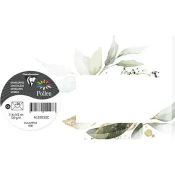 Obálka Barevné obálky - Květinové - 114x162mm - 120g/m2 - 20 Kusů - Kolekce Euk