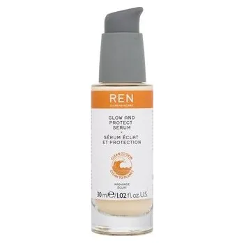 Pleťové sérum Ren Clean Skincare Radiance Glow And Protect Serum - Antioxidační a rozjasňující pleťové sérum 30 ml