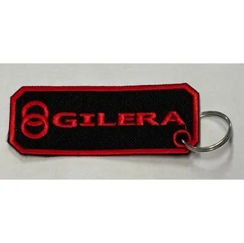 Přívěsek na klíče "klíčenka" Gilera, černo-červený