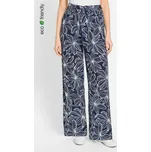 Olsen dámské kalhoty s celoplošným potiskem 14002153 40173 Modrá 38