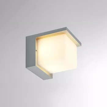 Venkovní osvětlení Molto Luce Zajímavé venkovní svítidlo pro nástěnnou montáž Fynn C W Barva: Stříbrná 472-260055s